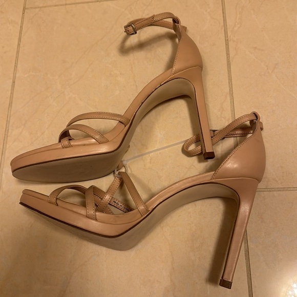 NEW! Steve Madden Natural Kammi Strappy Platform Sandal - Size 10 - Picture 11 of 16